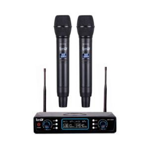 Micrófono inalámbrico doble Pro Dj UHF-322M - Imagen 1