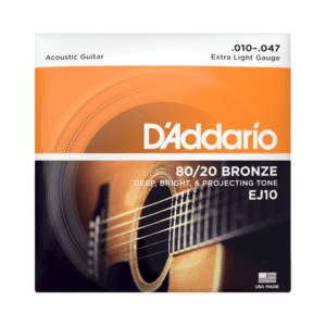 Encordado guitarra acústica D’Addario EJ10 (10-47) - Imagen 1