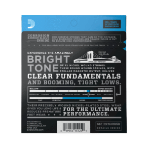 Encordado bajo 4 cuerdas D´Addario EXL160 (50-105) - Imagen 2