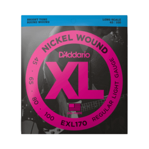 Encordado bajo 4 cuerdas D´Addario EXL170 (45-100) - Imagen 1