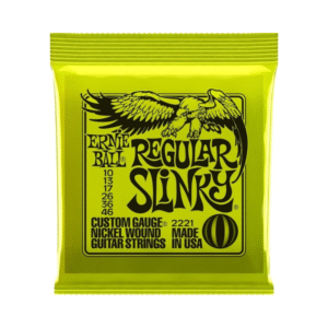 Encordado guitarra eléctrica Ernie Ball Regular Slinky (10-46) - Imagen 1
