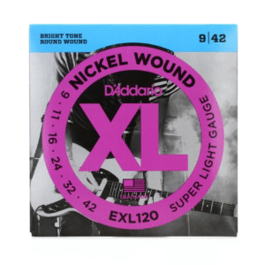 Encordado guitarra eléctrica D’Addario EXL120 (9-42) - Imagen 1