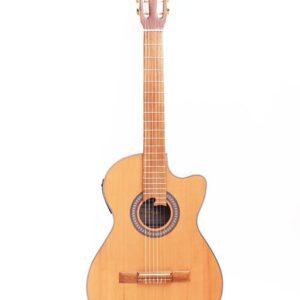 Guitarra electroacústica nylon Andalucía Pino Abeto - Imagen 3