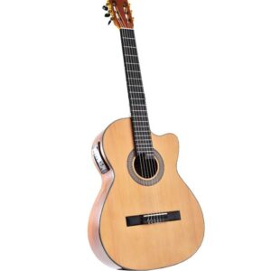 Guitarra Andalucía Pino Abeto EQ 5 Bandas (Brillante) - Imagen 2