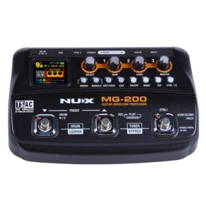 Pedal Multiefectos guitarra electrica NUX MG-200 - Imagen 1