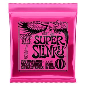 Encordado guitarra eléctrica Ernie Ball Super Slinky (09-42) - Imagen 2