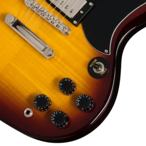 Guitarra Electrica Epiphone Sg Tribute Plus Vintage Sunburst E1SGTPVSNH1 - Imagen 7